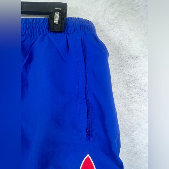 Adidas Shorts Mens Large Blue‎ Vintage Retro Look Large Flower Red Gold I1 - Picture 4 of 11